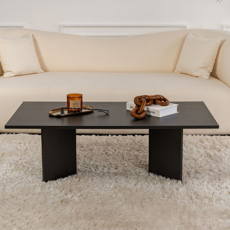 Τραπεζάκι Σαλονιού Sabin Χρώμα Μαύρο 119x60x40