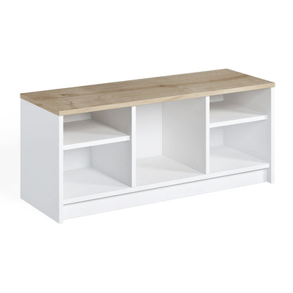 Παπουτσοθήκη London Χρώμα Λευκό - Sapphire Oak 100x35x40