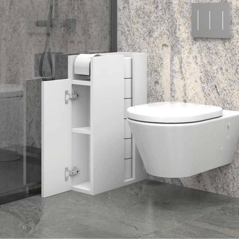 Ντουλάπι Μπάνιου Paper Χρώμα Λευκό 17x42x66