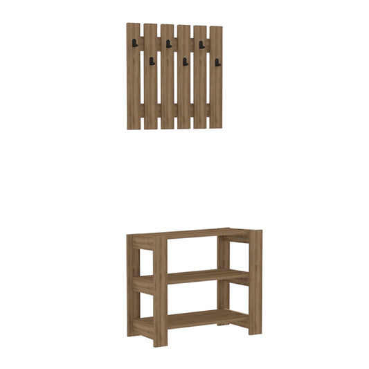 Έπιπλο Εισόδου Friends Χρώμα Καρυδί 69,8x33,6x60