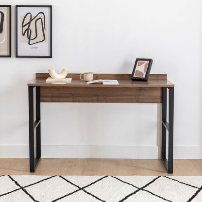 Γραφείο Εργασίας Rana Χρώμα Καρυδί - Μαύρο 120x60x78,8