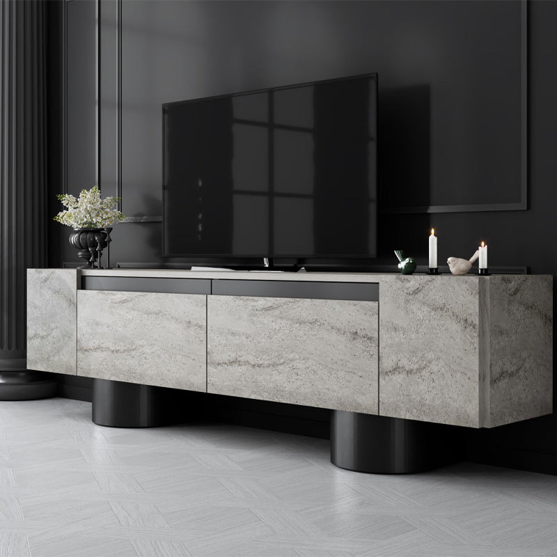 Έπιπλο Τηλεόρασης Haven Χρώμα Travertine 180x30x50