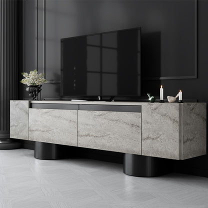 Έπιπλο Τηλεόρασης Haven Χρώμα Travertine 180x30x50