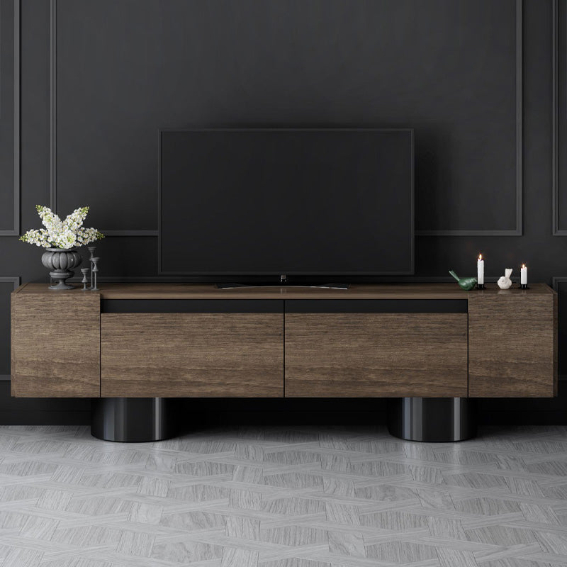 Έπιπλο Τηλεόρασης Haven Χρώμα Καρυδί 180x30x50