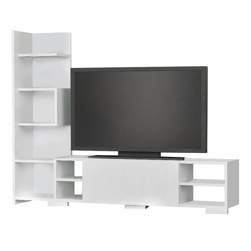 Έπιπλο Τηλεόρασης Pera Χρώμα Λευκό 160x29,5x120