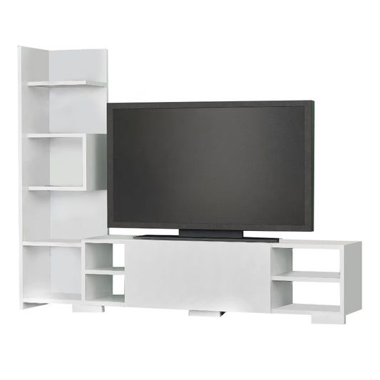 Έπιπλο Τηλεόρασης Pera Χρώμα Λευκό 160x29,5x120