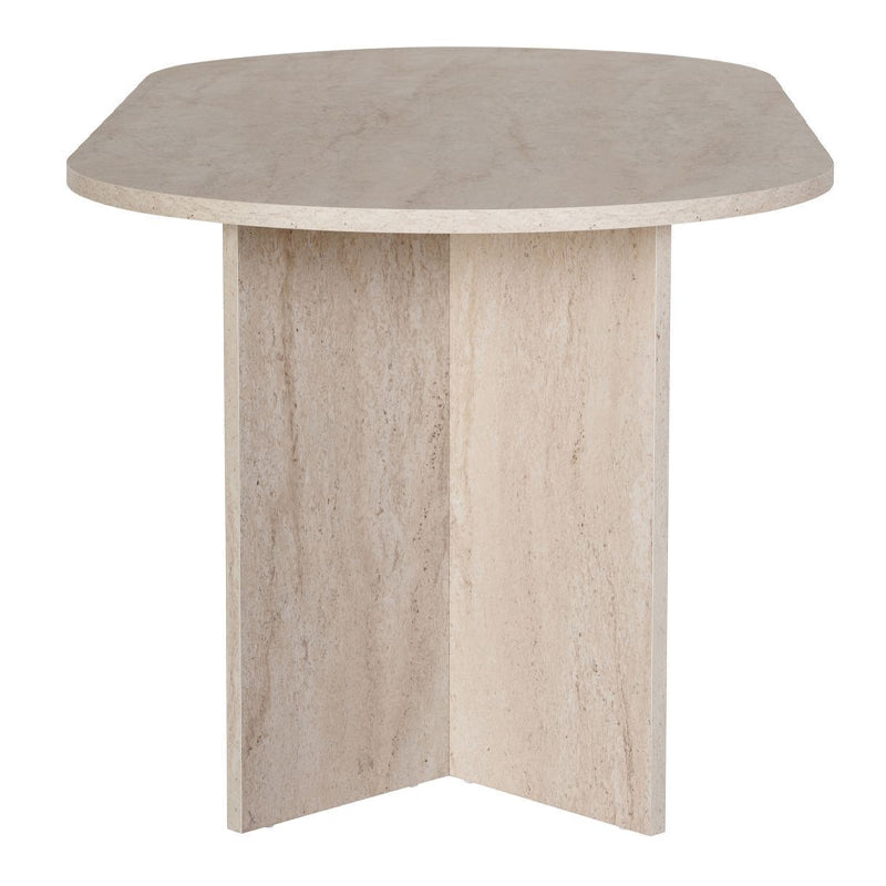 Τραπέζι Sablin Χρώμα Travertine 180x89,5x75