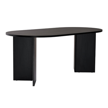 Τραπέζι Sablin Χρώμα Black Wood 180x89,5x75