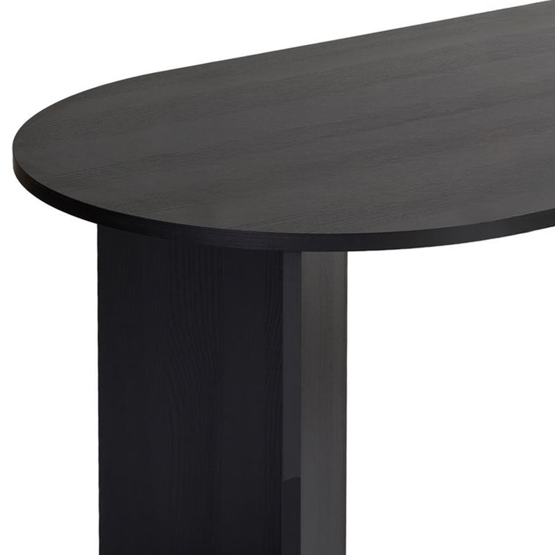 Τραπέζι Sablin Χρώμα Black Wood 180x89,5x75