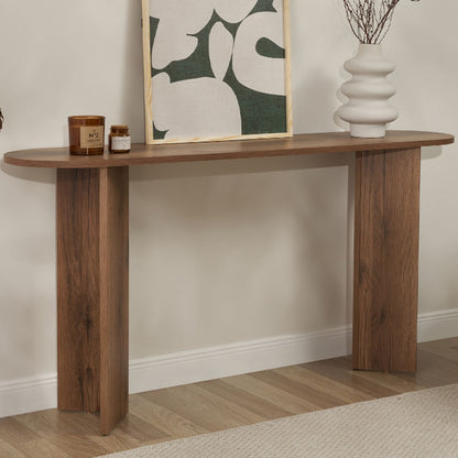 Κονσόλα Sira Χρώμα Καρυδί 150x35x75