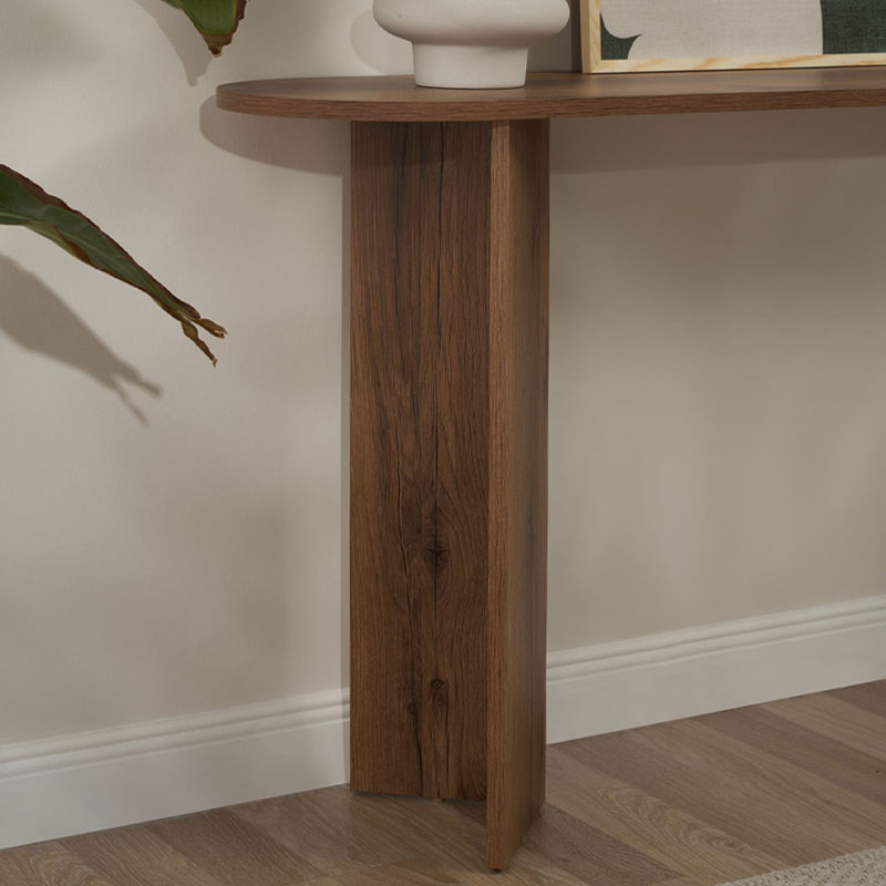 Κονσόλα Sira Χρώμα Καρυδί 150x35x75