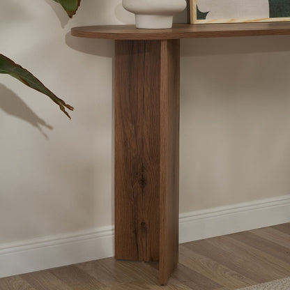 Κονσόλα Sira Χρώμα Καρυδί 150x35x75