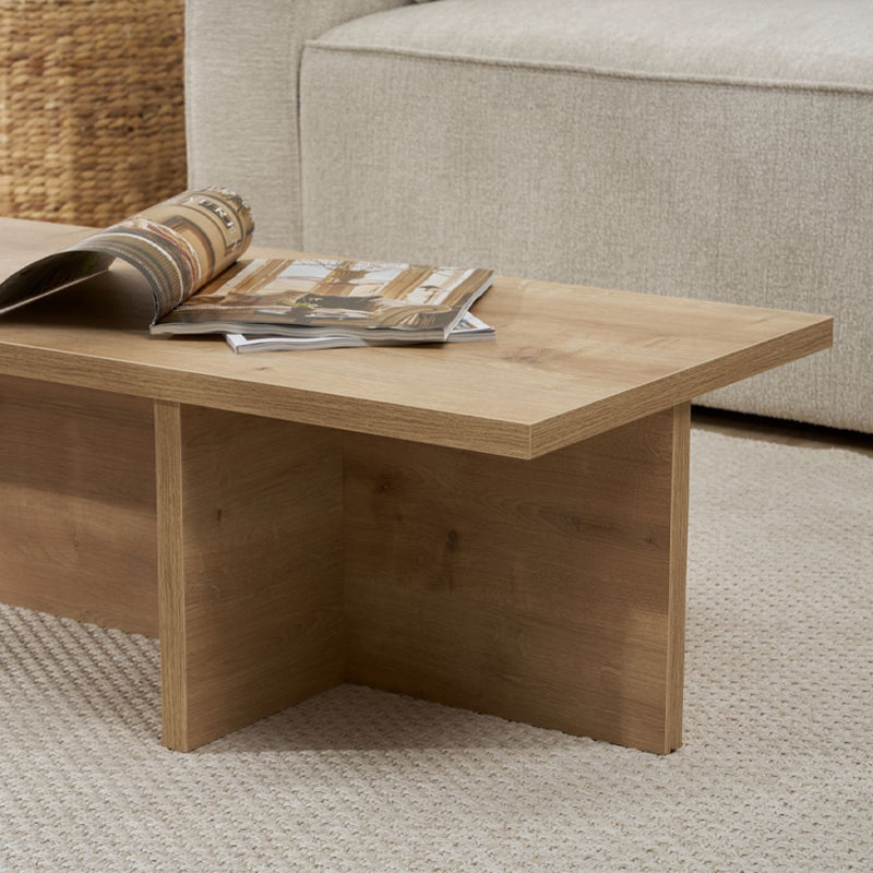 Τραπεζάκι Σαλονιού Harbor Χρώμα Sapphire Oak 120x45x30