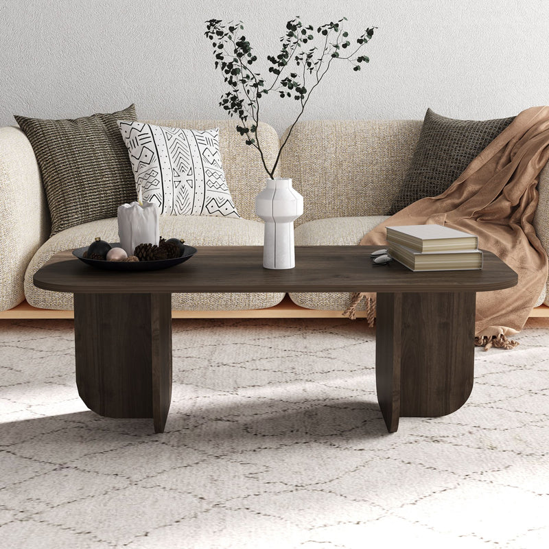 Τραπεζάκι Σαλονιού Becaj Χρώμα Καρυδί 120x60x41,4