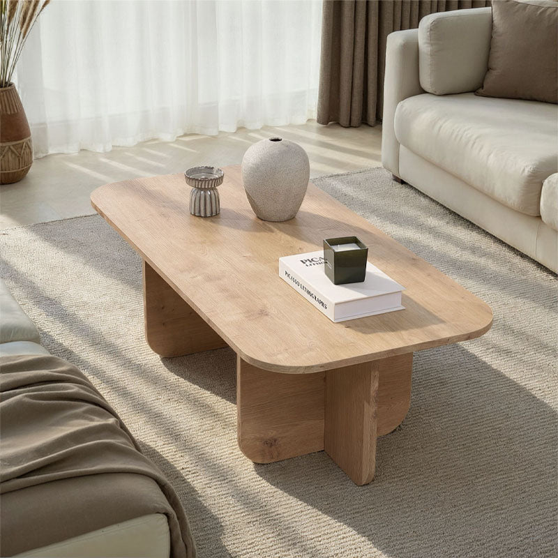 Τραπεζάκι Σαλονιού Becaj Χρώμα Sapphire Oak 120x60x41,4