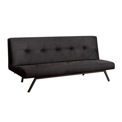 Καναπές - Κρεβάτι Zola Τριθέσιος Υφασμάτινος Χρώμα Μαύρο 180x64x78