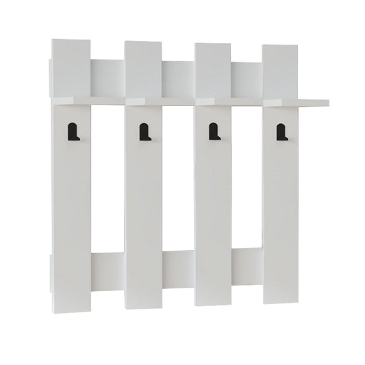 Κρεμάστρα Τοίχου Carina Χρώμα Λευκό 70x18x70