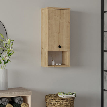 Ντουλάπι Μπάνιου Επιτοίχιο Mis Χρώμα Sapphire Oak 30x21,8x71