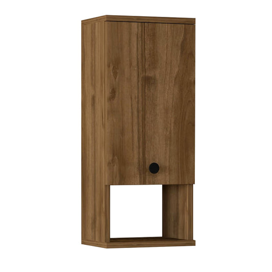 Ντουλάπι Μπάνιου Επιτοίχιο Mis Χρώμα Καρυδί 30x21,8x71