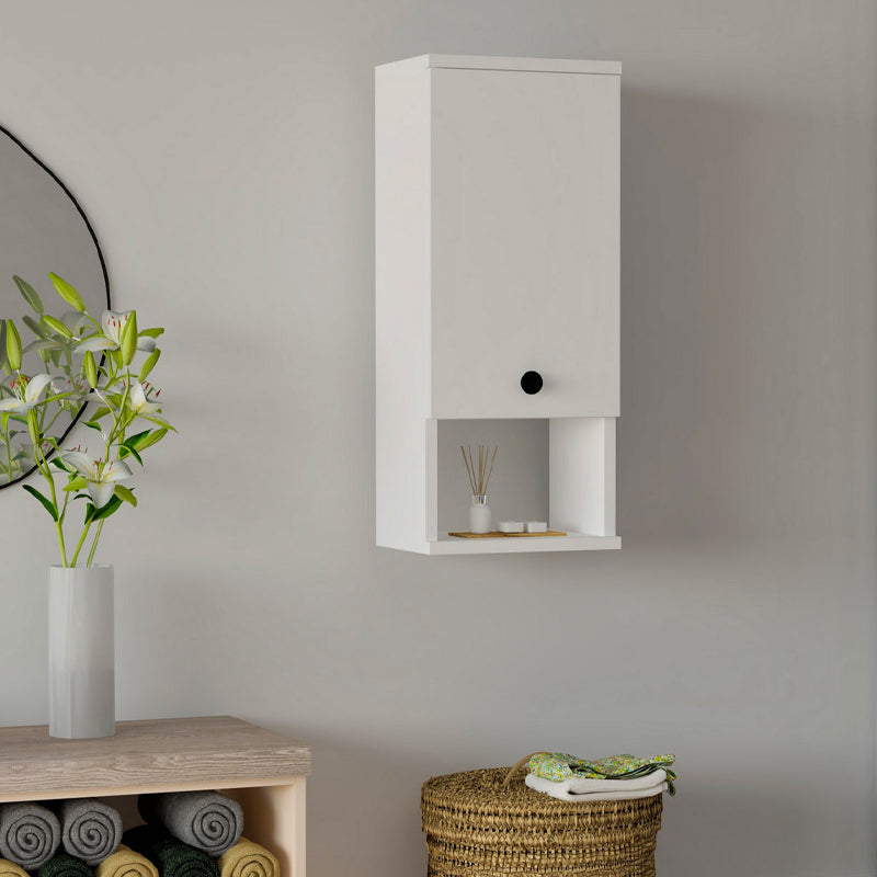 Ντουλάπι Μπάνιου Επιτοίχιο Mis Χρώμα Λευκό 30x21,8x71