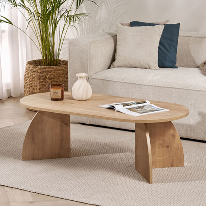 Τραπεζάκι Σαλονιού Melina Χρώμα Sapphire Oak 120x60x40