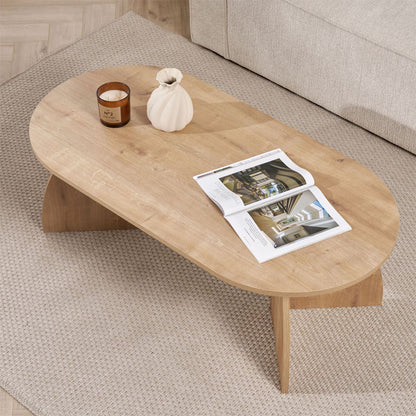Τραπεζάκι Σαλονιού Melina Χρώμα Sapphire Oak 120x60x40