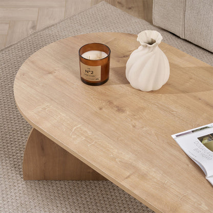 Τραπεζάκι Σαλονιού Melina Χρώμα Sapphire Oak 120x60x40