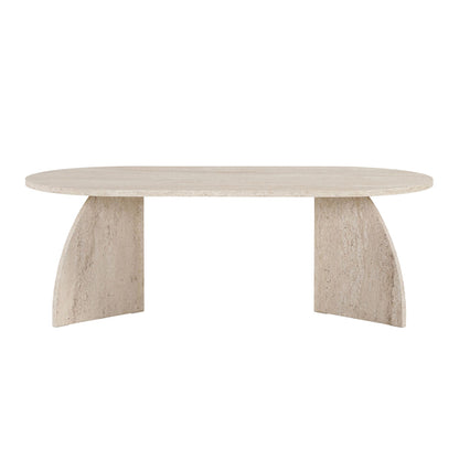 Τραπεζάκι Σαλονιού Melina Χρώμα Travertine 120x60x40