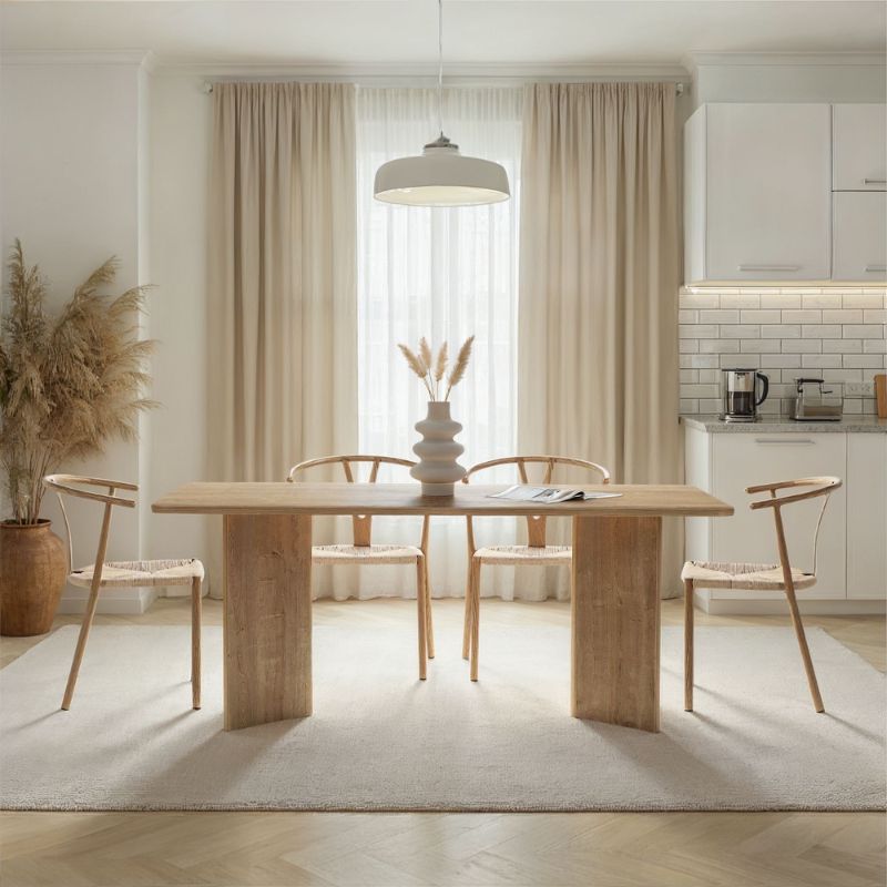 Τραπέζι Linza Χρώμα Honey Oak 180x90x75