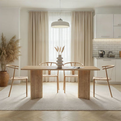 Τραπέζι Linza Χρώμα Honey Oak 180x90x75