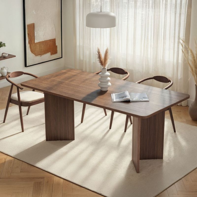 Τραπέζι Linza Χρώμα Καρυδί 180x90x75