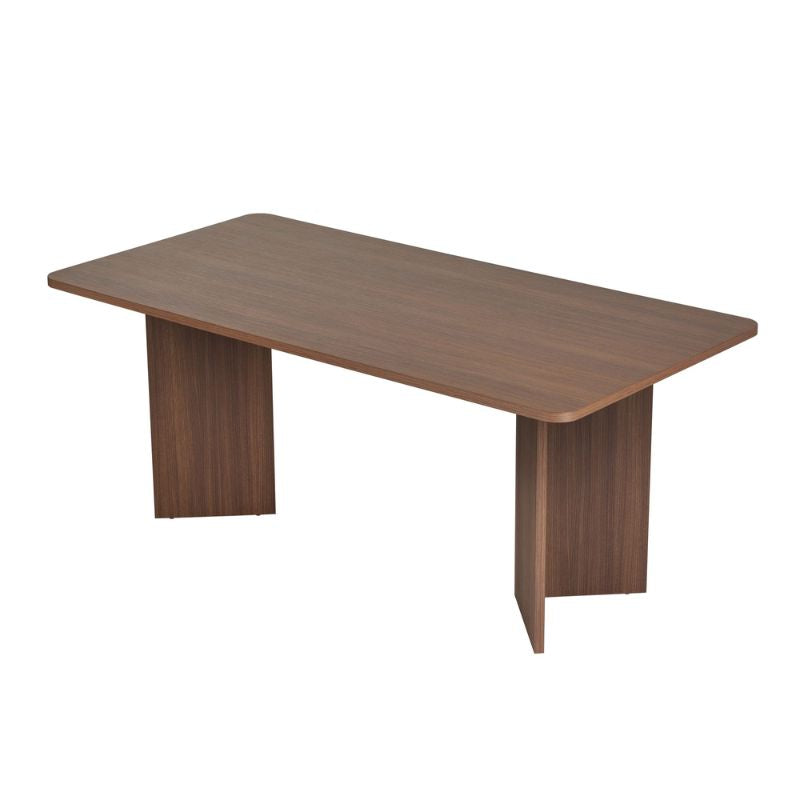 Τραπέζι Linza Χρώμα Καρυδί 180x90x75