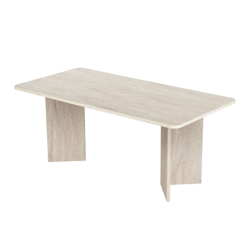 Τραπέζι Linza Χρώμα Travertine 180x90x75