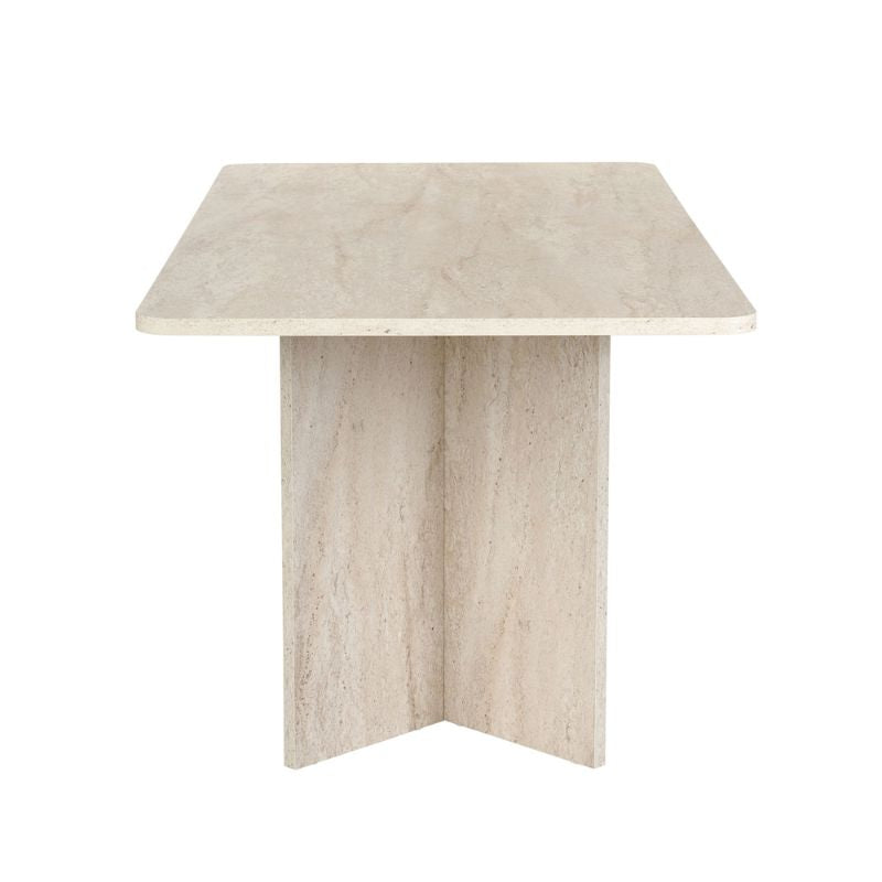 Τραπέζι Linza Χρώμα Travertine 180x90x75