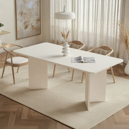 Τραπέζι Linza Χρώμα Λευκό 180x90x75