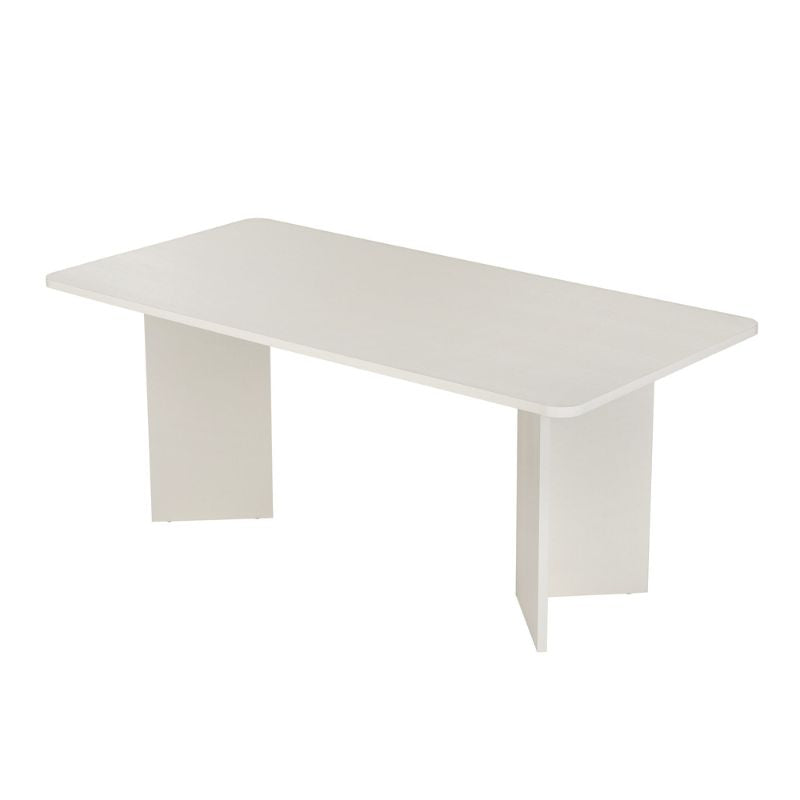 Τραπέζι Linza Χρώμα Λευκό 180x90x75
