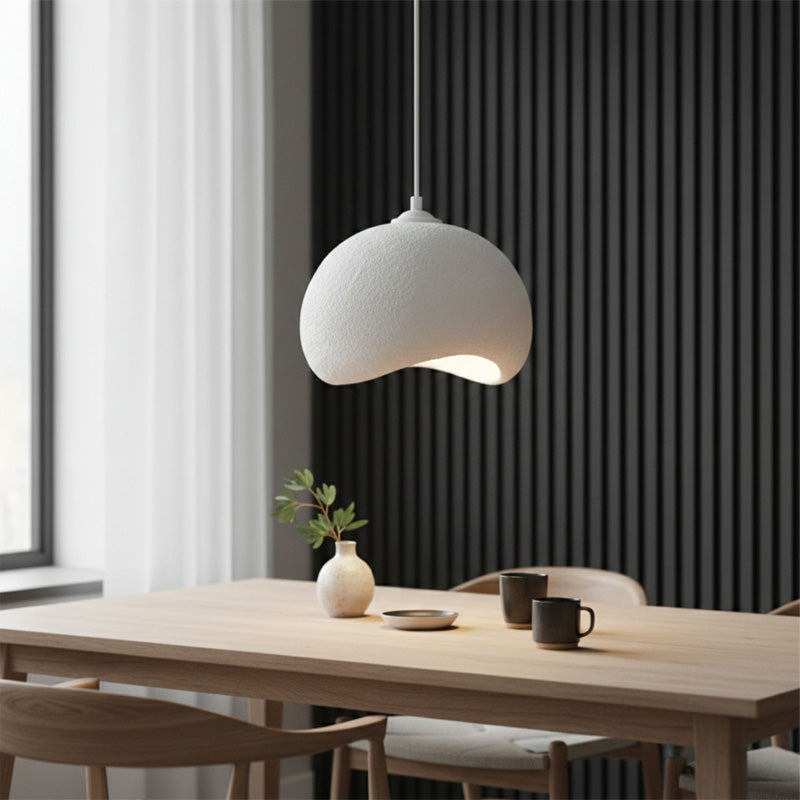 Φωτιστικό Οροφής Yontu E27 Fiberglass Μονόφωτο Χρώμα Λευκό 34x29x120