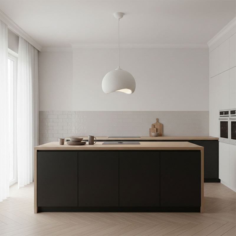 Φωτιστικό Οροφής Yontu E27 Fiberglass Μονόφωτο Χρώμα Λευκό 34x29x120