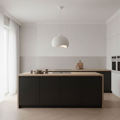 Φωτιστικό Οροφής Yontu E27 Fiberglass Μονόφωτο Χρώμα Λευκό 34x29x120