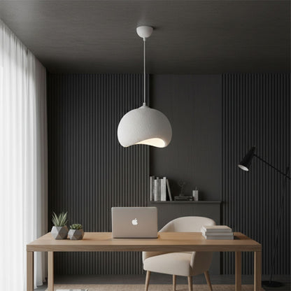 Φωτιστικό Οροφής Yontu E27 Fiberglass Μονόφωτο Χρώμα Λευκό 34x29x120