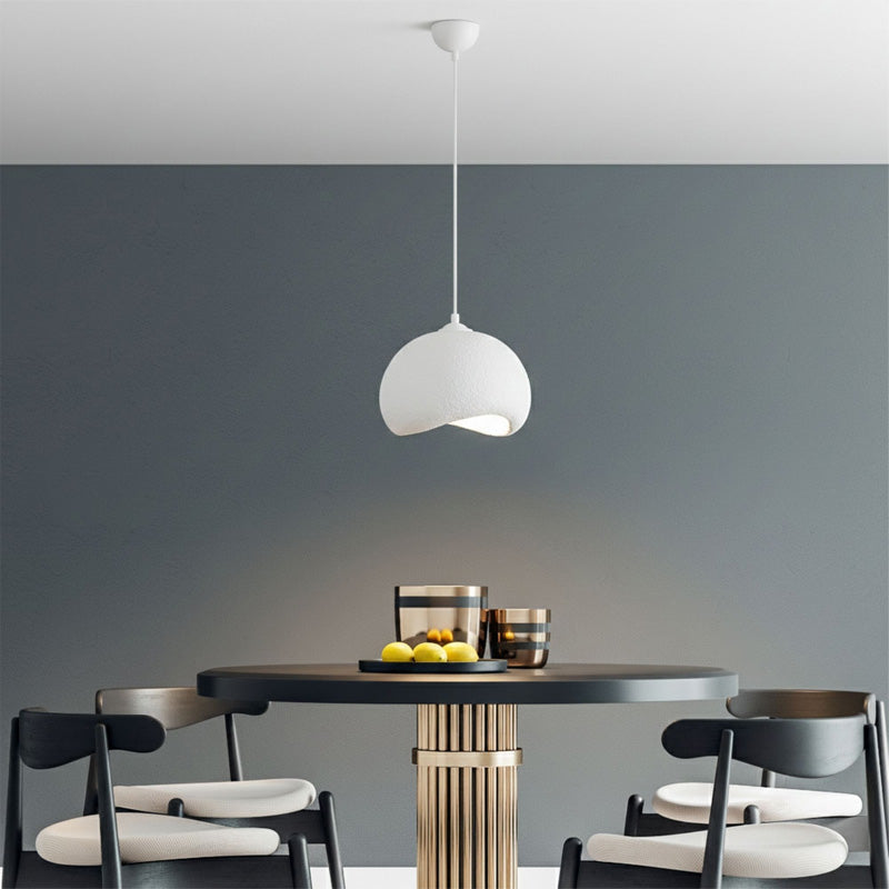 Φωτιστικό Οροφής Yontu E27 Fiberglass Μονόφωτο Χρώμα Λευκό 34x29x120