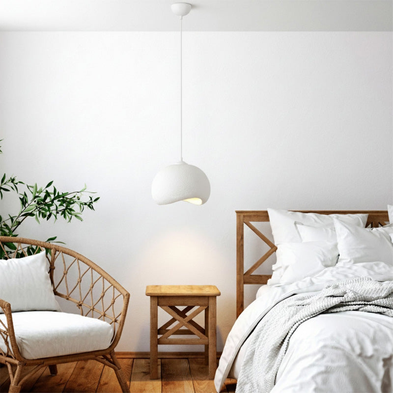 Φωτιστικό Οροφής Yontu E27 Fiberglass Μονόφωτο Χρώμα Λευκό 34x29x120