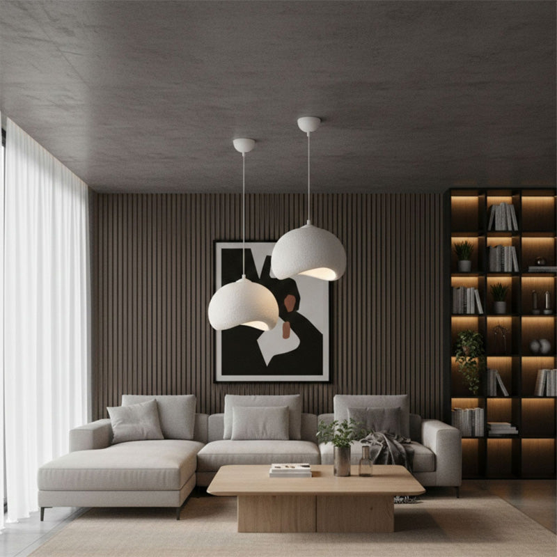 Φωτιστικό Οροφής Yontu E27 Fiberglass Μονόφωτο Χρώμα Λευκό 34x29x120