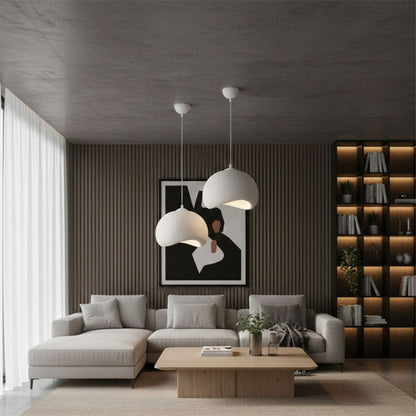 Φωτιστικό Οροφής Yontu E27 Fiberglass Μονόφωτο Χρώμα Λευκό 34x29x120