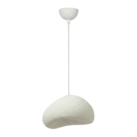 Φωτιστικό Οροφής Loval E27 Fiberglass Μονόφωτο Χρώμα Λευκό 32x27x120