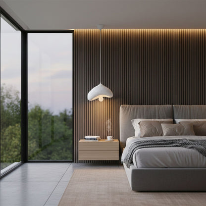 Φωτιστικό Οροφής Luna E27 Fiberglass Μονόφωτο Χρώμα Λευκό 30x21x120