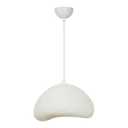 Φωτιστικό Οροφής Luna E27 Fiberglass Μονόφωτο Χρώμα Λευκό 30x21x120