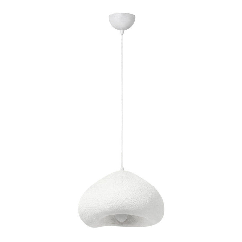 Φωτιστικό Οροφής Nua E27 Fiberglass Μονόφωτο Χρώμα Λευκό 40x38x120