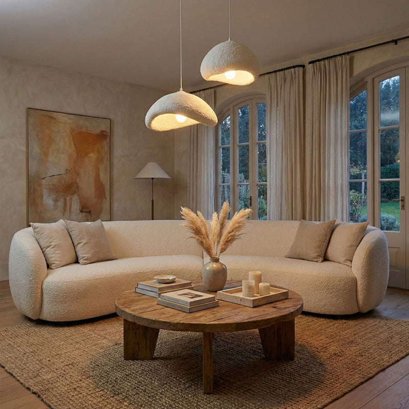 Φωτιστικό Οροφής Luna E27 Fiberglass Δίφωτο Χρώμα Λευκό Ø70x115