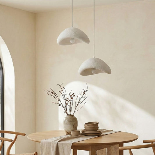 Φωτιστικό Οροφής Luna E27 Fiberglass Δίφωτο Χρώμα Λευκό Ø74x115